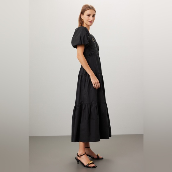 Club Monaco Smocked Tiered Maxi Dress - Picture 2 of 10